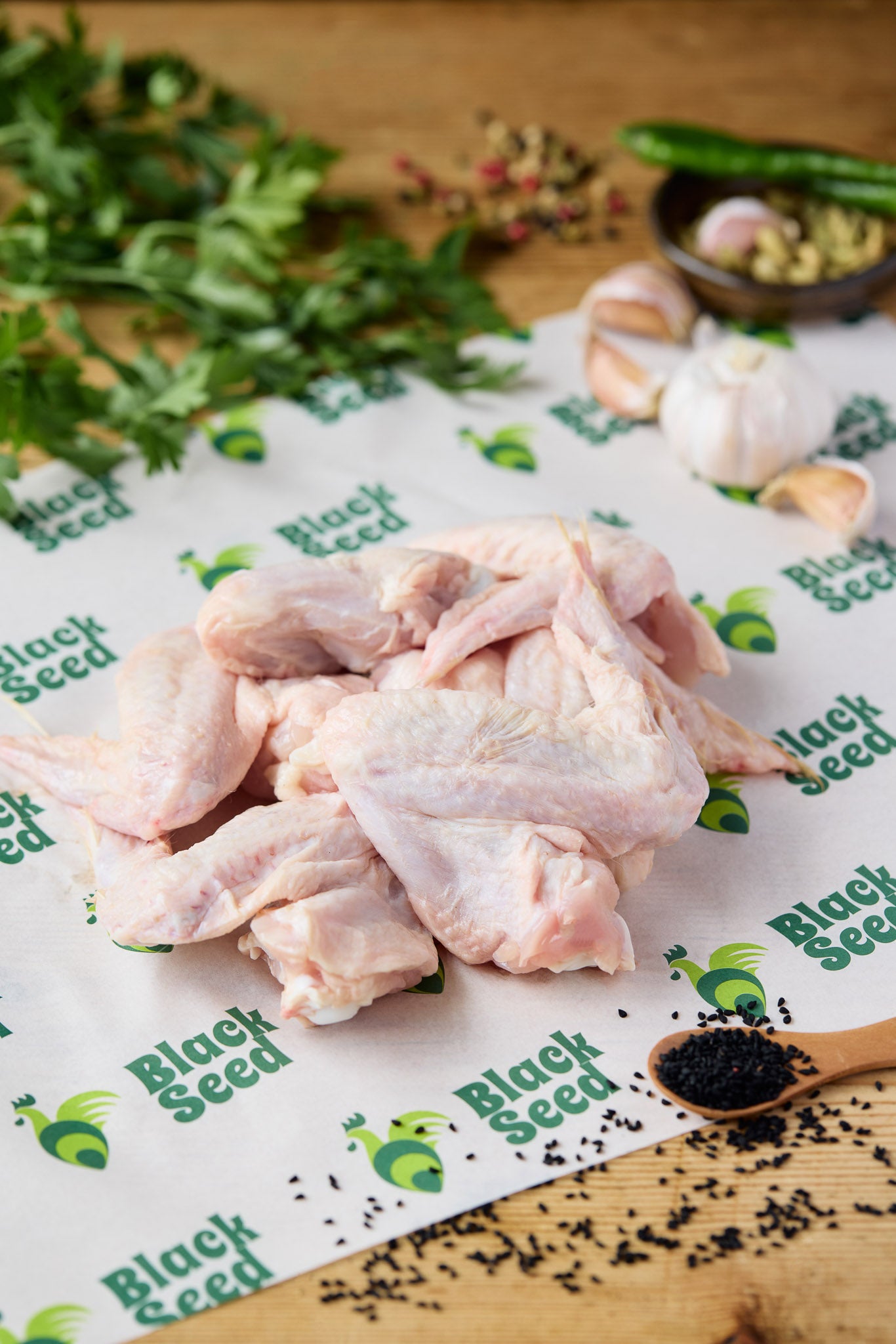 Black Seed Organic Chicken Wings