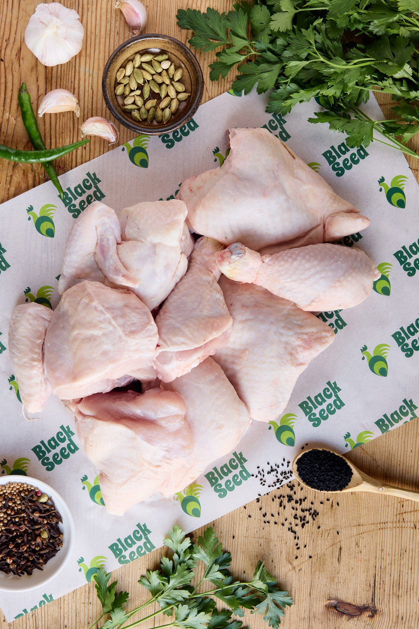 Black Seed Organic Chicken - Cut